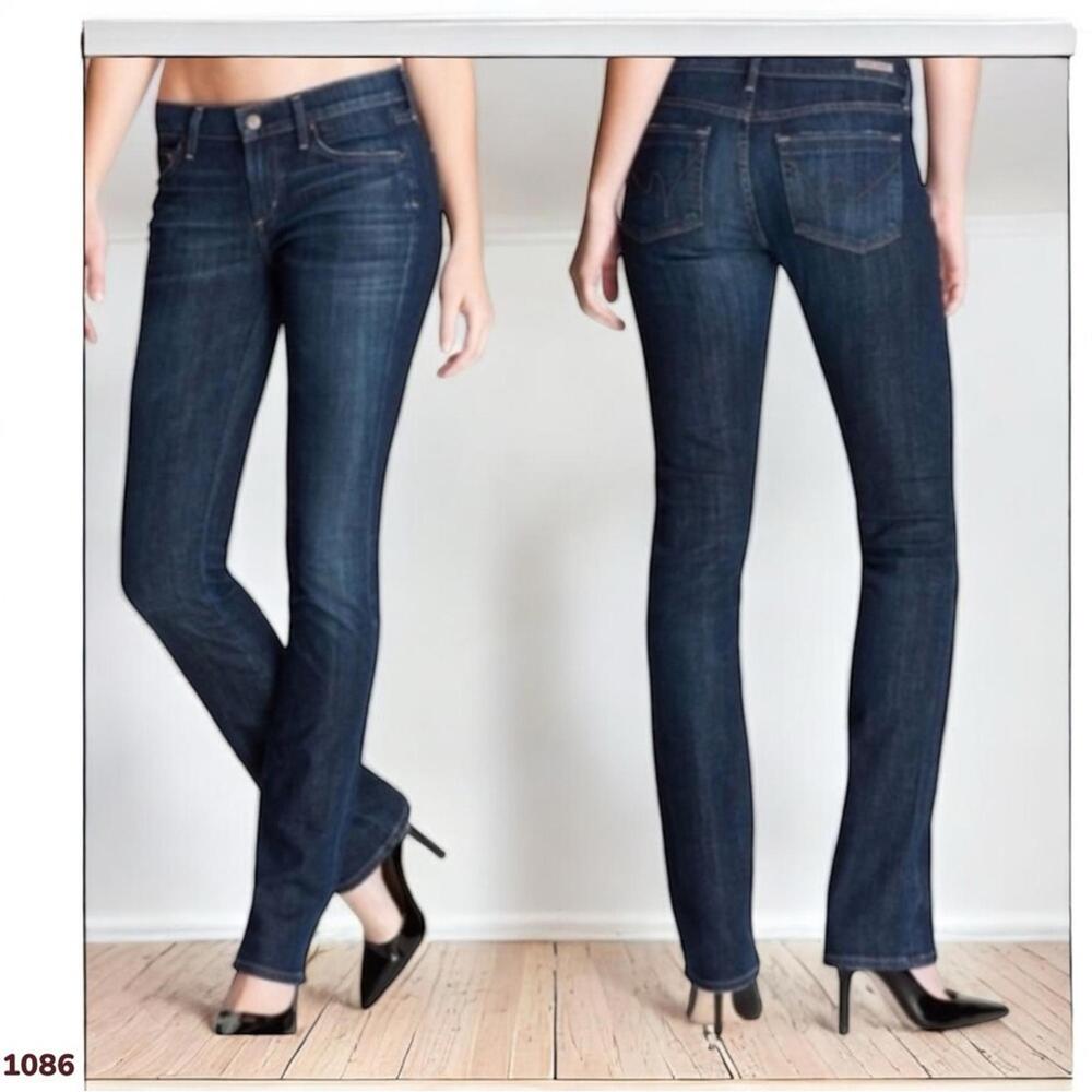1086 Citizens of Humanity Ava Low Rise Straight Skinny 24 (26x33.5) Dark Cute
